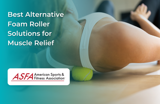 Someone rolling their back on a tennis ball. 