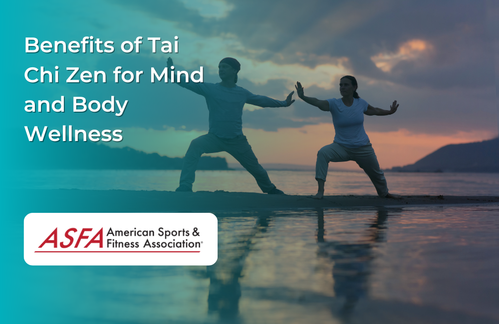 Two people doing Tai Chi outside near a body of water.