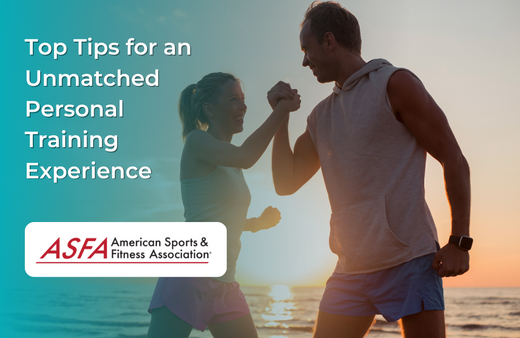 Two people in fitness gear shaking hands near a body of water. 