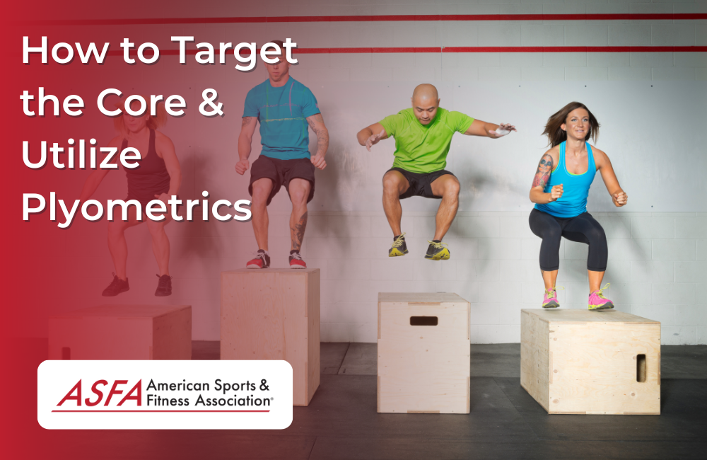 Demonstrating core-focused plyometric exercises for a dynamic and effective workout routine