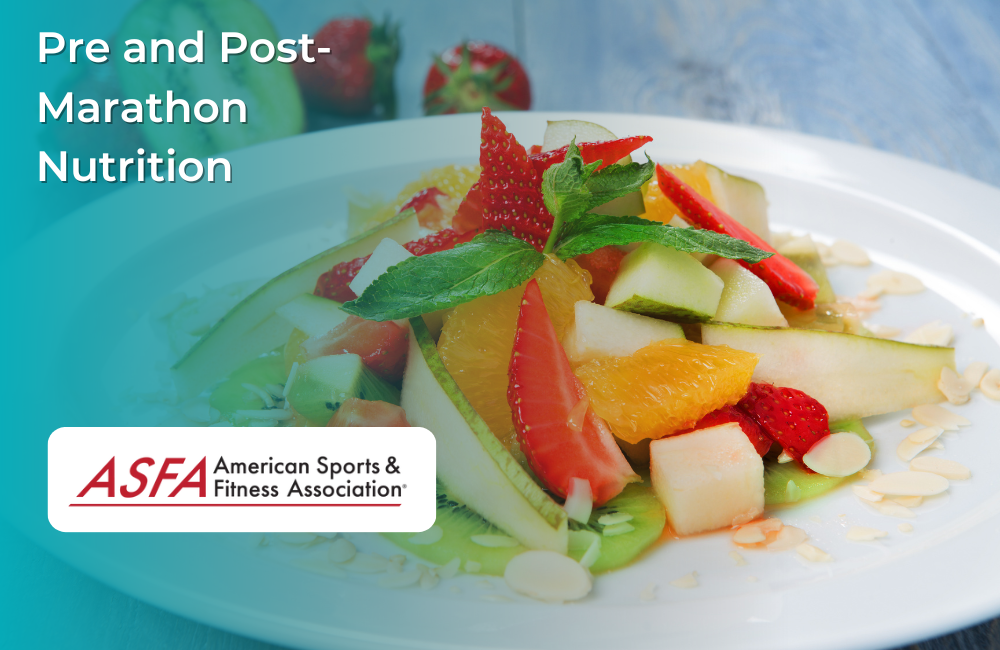 Pre and Post-Marathon Nutrition