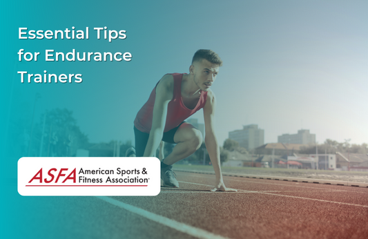 A runner in a starting position on a track. 