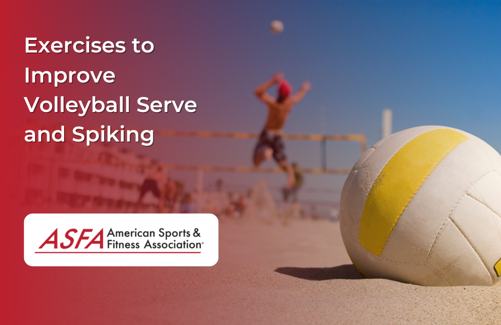 Exercises to improve volleyball serve and spiking. 
