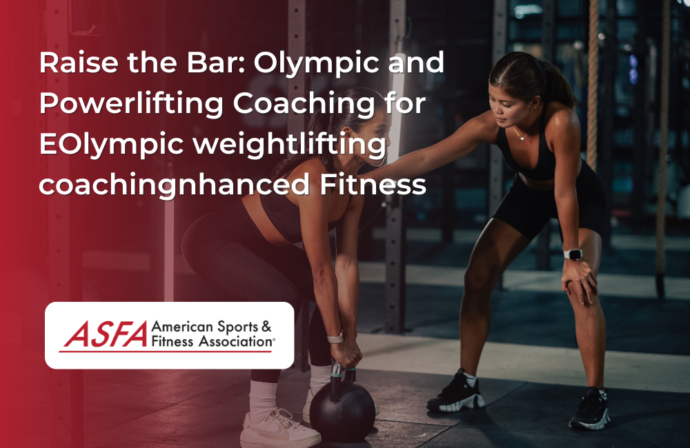 Raise the Bar: Olympic and Powerlifting Coaching for EOlympic weightlifting coachingnhanced Fitness