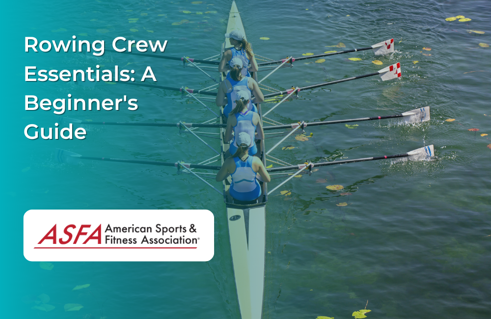 A rowing crew on the water. 