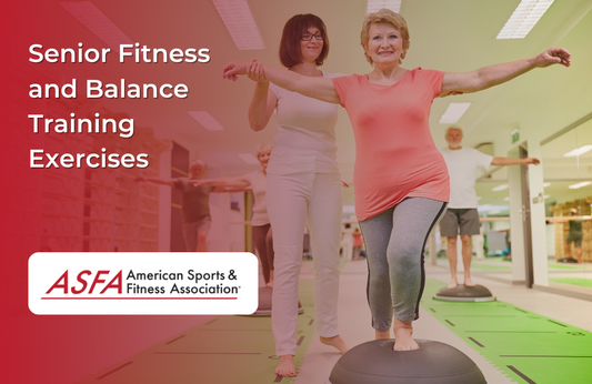 Senior Fitness and Balance Training Exercises. 