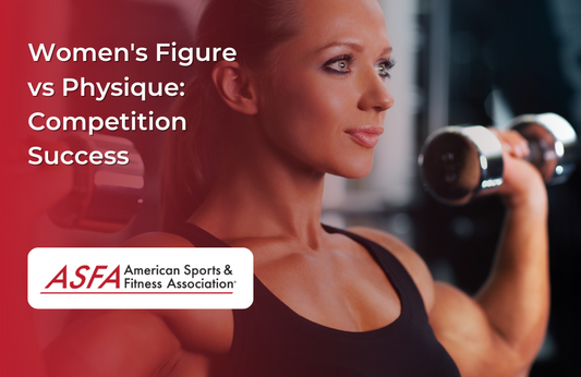 A woman lifting weights. 