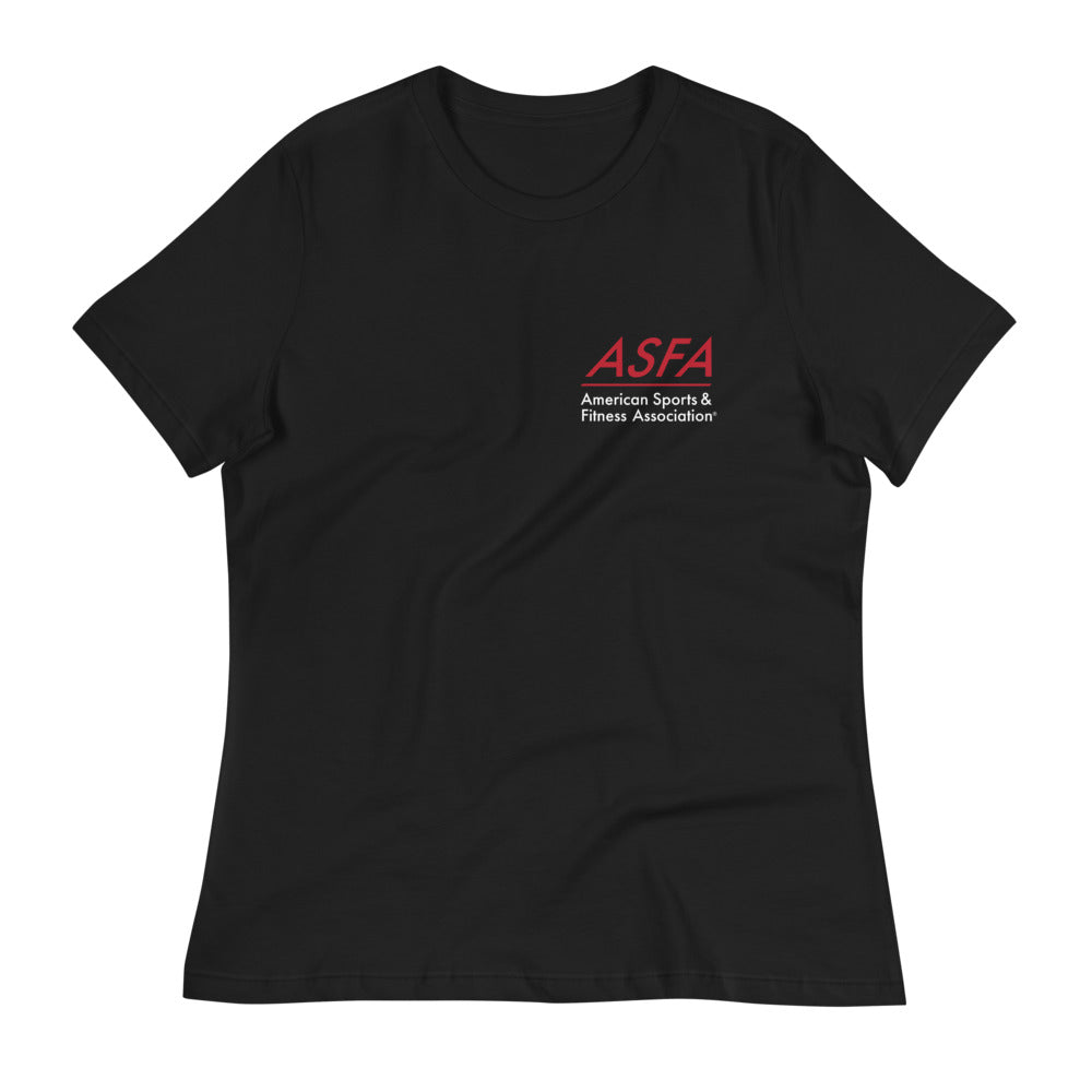 Women's Relaxed T-Shirt Black - ASFA