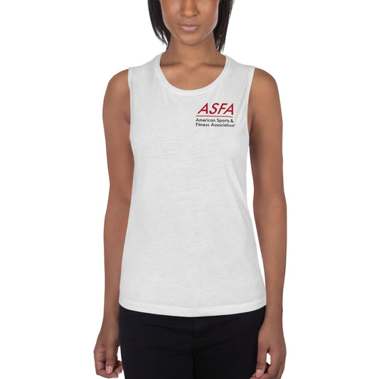 ASFA Women's White Tank Top