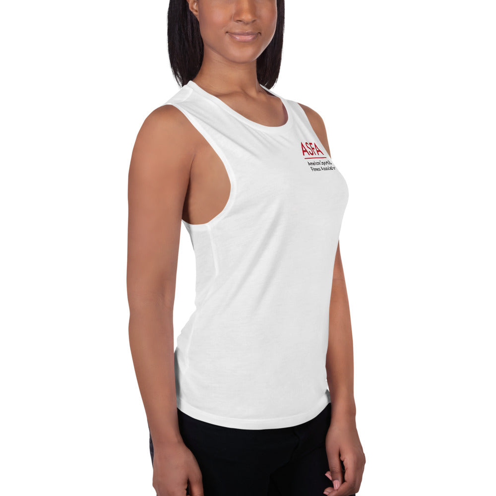 ASFA Women's White Tank Top