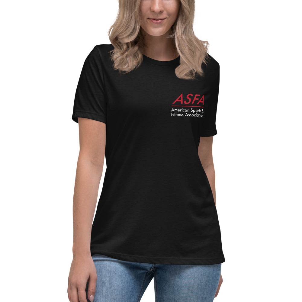 ASFA Women's Relaxed T-Shirt Black